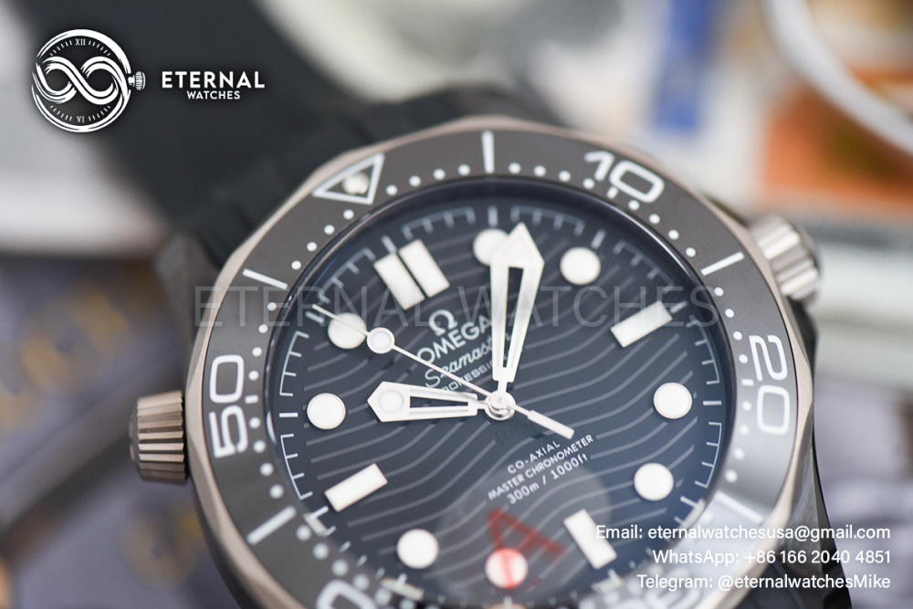 OMEGA - SUPER CLONE Seamaster 300m 43.5mm Ceramic Diver CER/RU Black VSF VS8806
