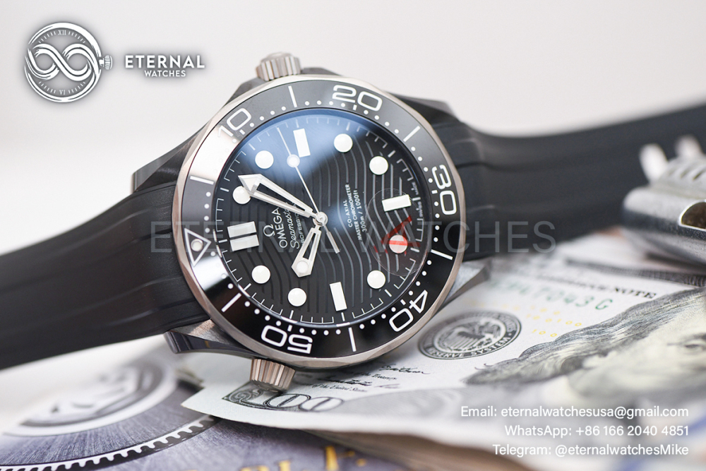 OMEGA - SUPER CLONE Seamaster 300m 43.5mm Ceramic Diver CER/RU Black VSF VS8806
