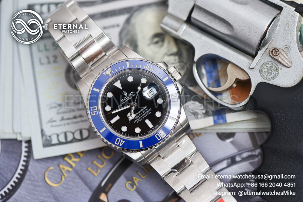 ROLEX - SUPER CLONE Submariner 126610 41mm YG/SS Black/Blue VSF V2 DD3235 (Weight Adjusted)
