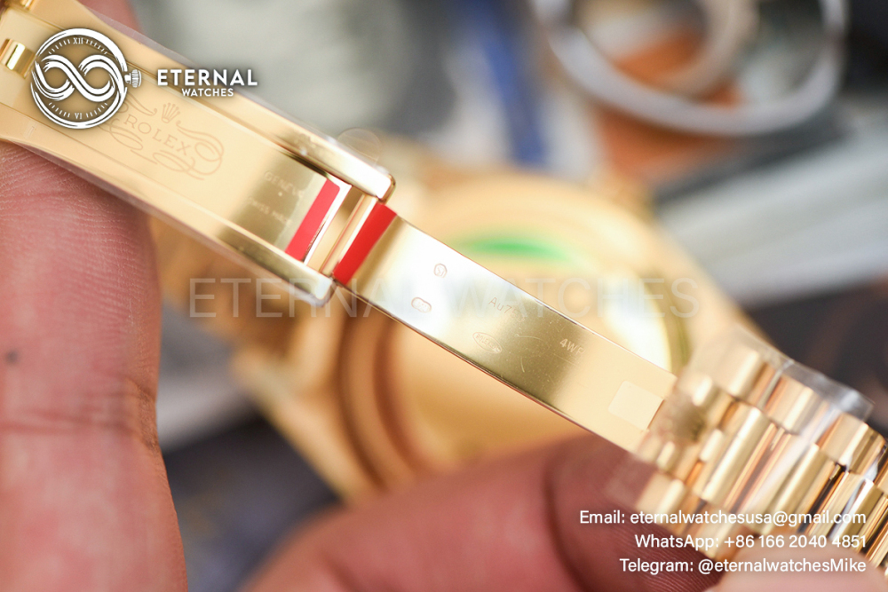 ROLEX - SUPER CLONE DayDate 228238 40mm YG/YG MOP/Dia VSF V2 DD3255 (Weight Adjusted)