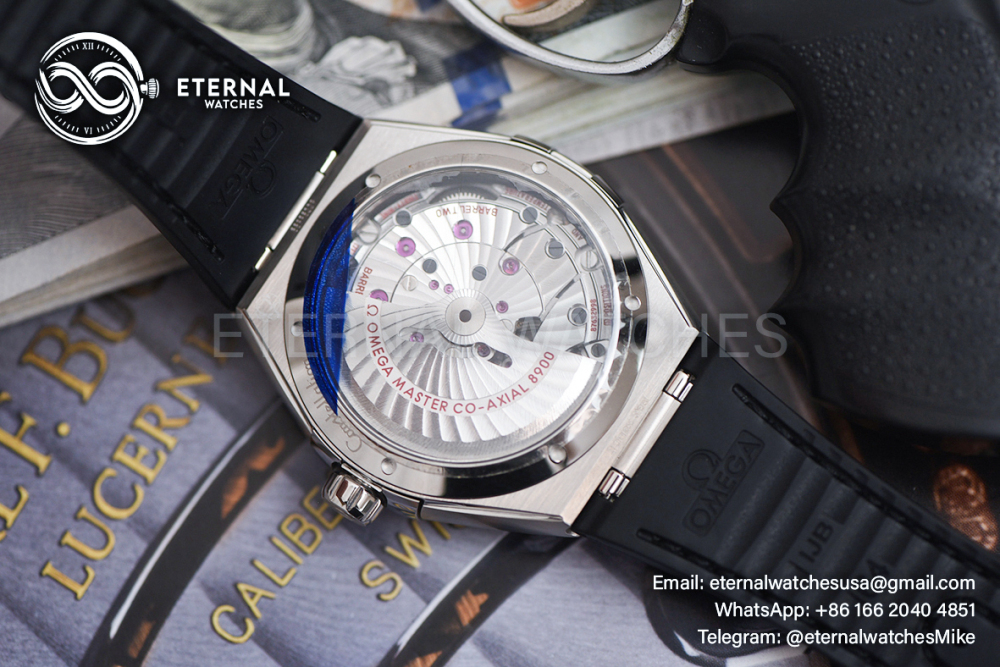 OMEGA - SUPER CLONE Constellation 41mm SS/LE Black/Cer VSF A8900