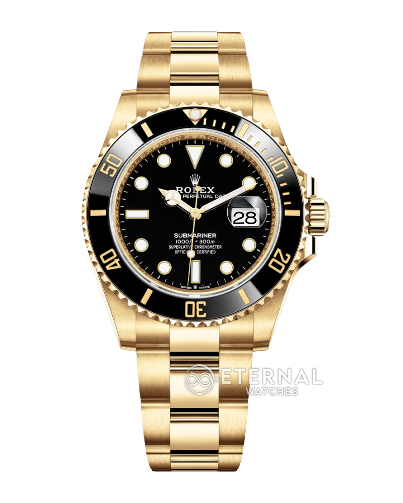 ROLEX - SUPER CLONE Submariner 126618LN 41mm YG/YG Black Dial VSF DD3235