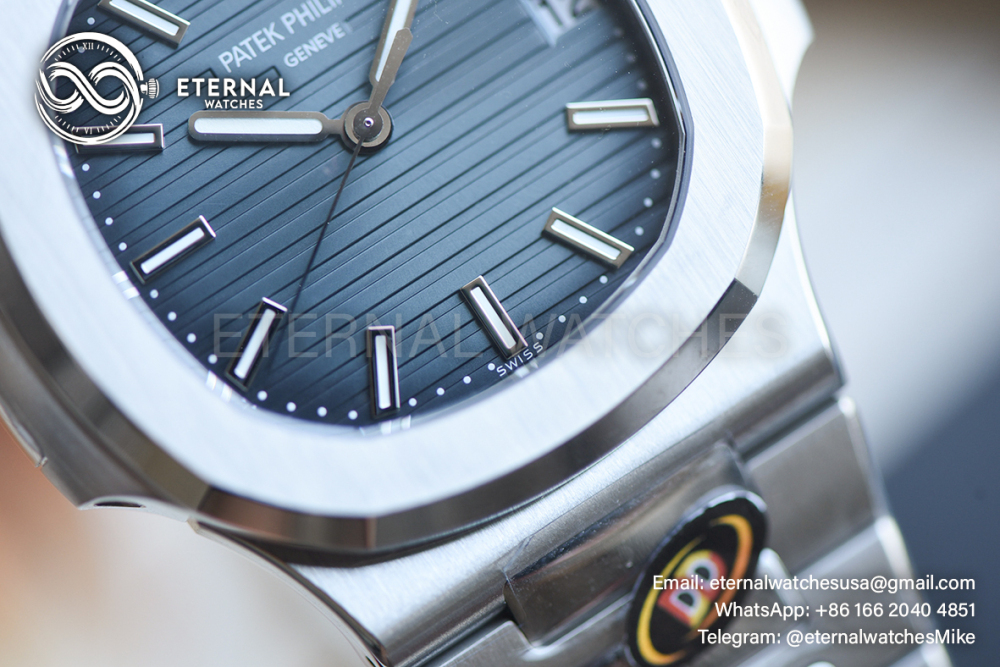 PATEK PHILIPPE - SUPER CLONE Nautilus 5711 40mm SS/SS Blue Dial DDF DPB330 V2 (SW Dial)