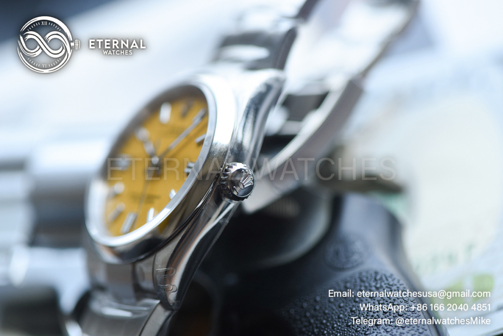 ROLEX - SUPER CLONE Oyster Perpetual 124300 41mm SS/SS Yellow Dial VSF VS3230