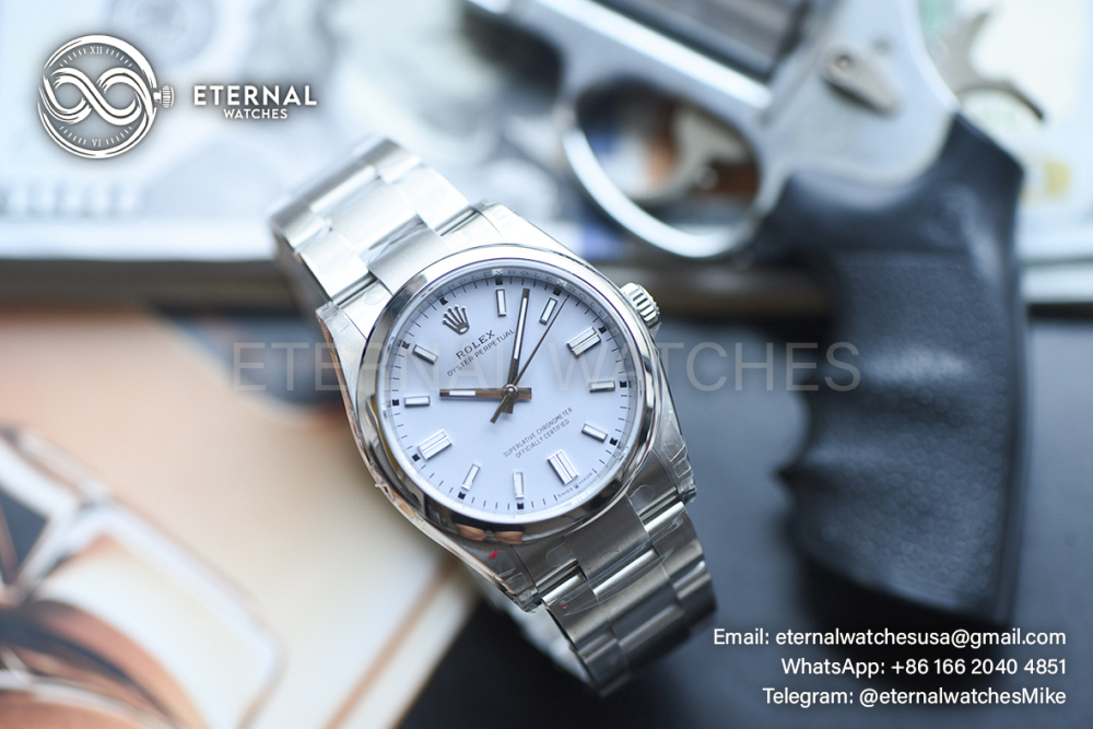 ROLEX - SUPER CLONE Oyster Perpetual 124300 41mm SS/SS Lavendar Dial VSF VS3230