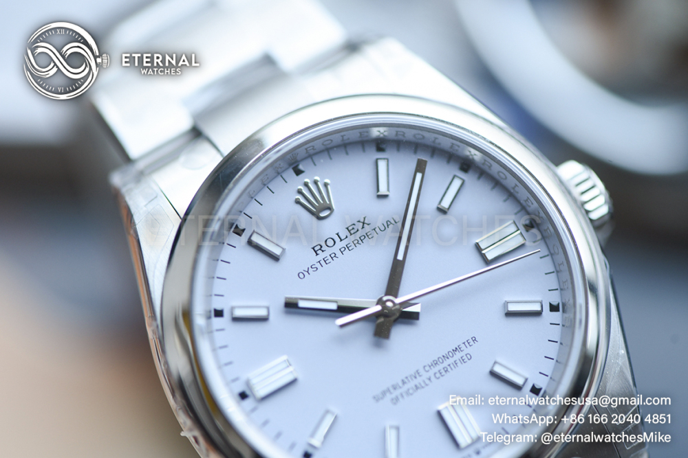ROLEX - SUPER CLONE Oyster Perpetual 124300 41mm SS/SS Lavendar Dial VSF VS3230