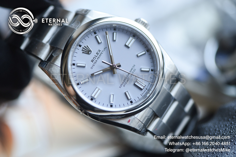 ROLEX - SUPER CLONE Oyster Perpetual 124300 41mm SS/SS Lavendar Dial VSF VS3230