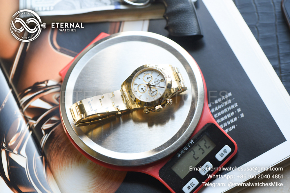 ROLEX - SUPER CLONE Daytona 116505 40mm RG/RG Champagne/Dia VSF V3 DD4130 (Weight Adjusted)