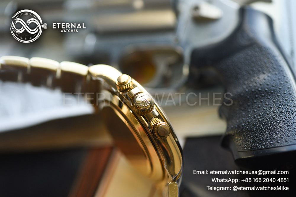 ROLEX - SUPER CLONE Daytona 116505 40mm RG/RG Champagne/Dia VSF V3 DD4130 (Weight Adjusted)