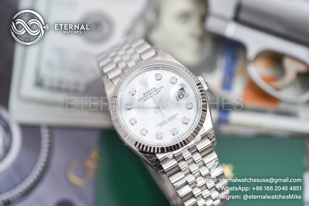 ROLEX - Datejust 278274 31mm Jubilee/Fluted SS/SS MOP/Diamond VSF A2236