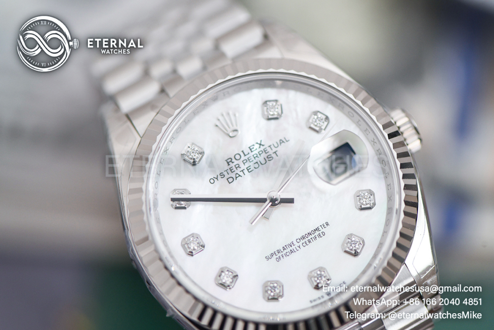 ROLEX - Datejust 278274 31mm Jubilee/Fluted SS/SS MOP/Diamond VSF A2236