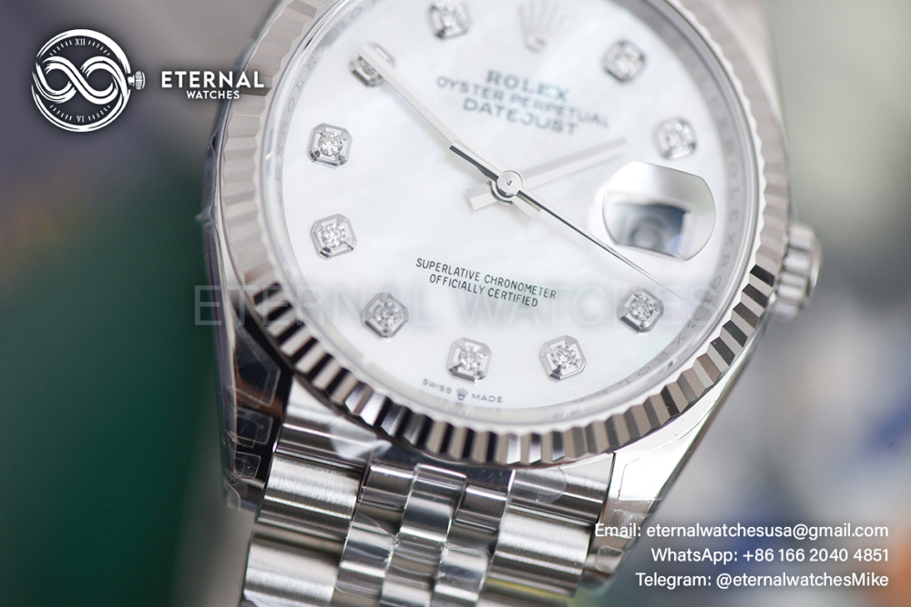 ROLEX - Datejust 278274 31mm Jubilee/Fluted SS/SS MOP/Diamond VSF A2236