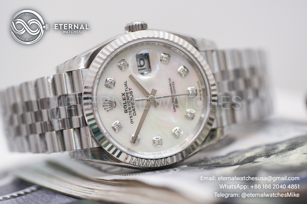ROLEX - Datejust 278274 31mm Jubilee/Fluted SS/SS MOP/Diamond VSF A2236