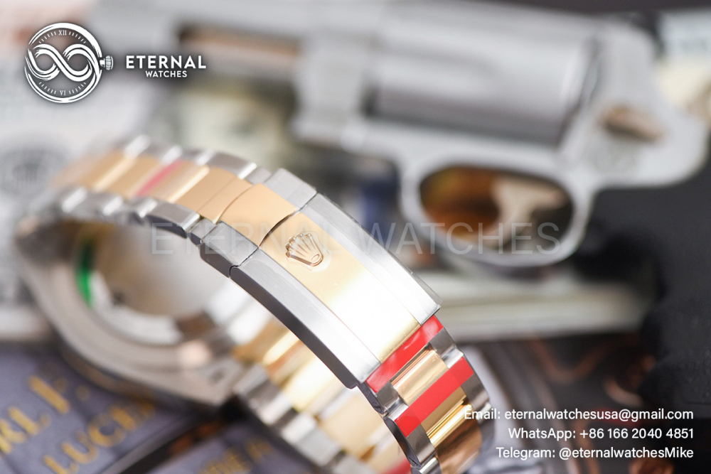 ROLEX - SUPER CLONE DateJust 126333 41mm YG Two Tone/STK Oyster V2 VSF 3235 (Weight Adjusted)