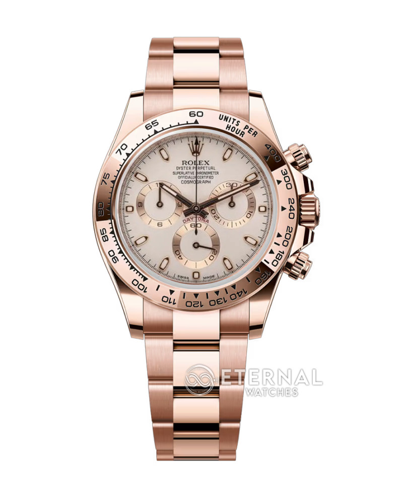 ROLEX - SUPER CLONE Daytona 116505 40mm RG/RG Champagne/Dia VSF V3 DD4130 (Weight Adjusted)