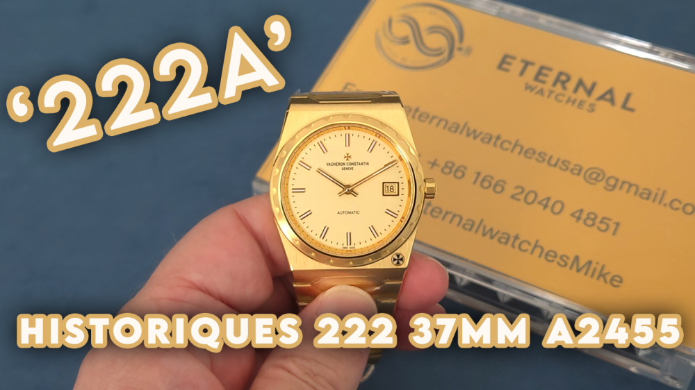 VACERON CONSTANTIN - Historiques 222 4200H/222A 37mm YG/YG Gold Dial PPF A2455