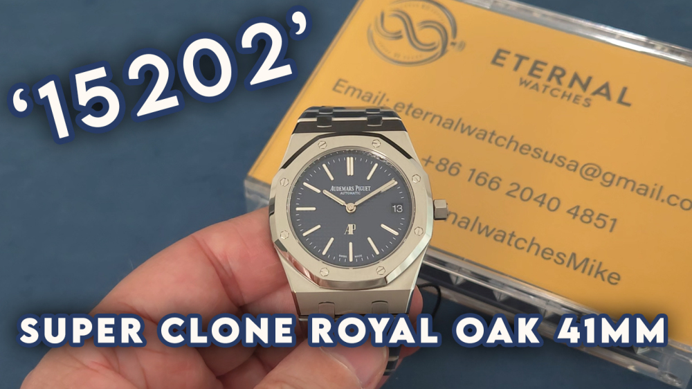AUDEMARS PIGUET - Royal Oak 15202 39mm SS/SS Blue Dial ZF Cal.2121