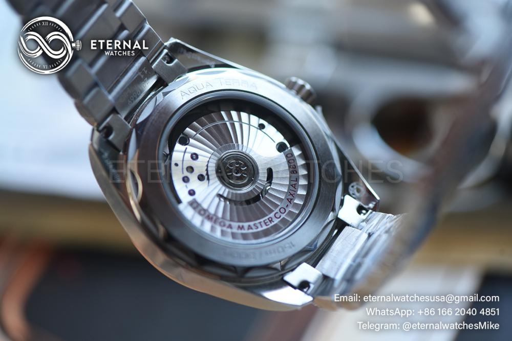 OMEGA - SUPER CLONE Seamaster Aqua Terra 150m 38mm SS/SS Black VSF A8800