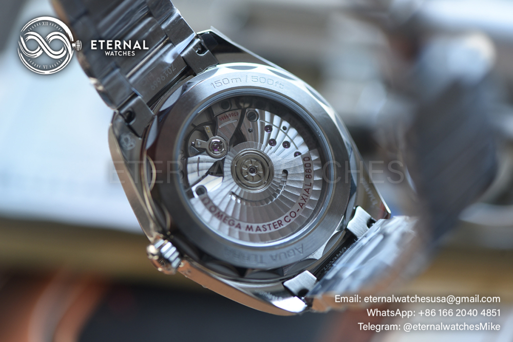 OMEGA - SUPER CLONE Seamaster Aqua Terra 150m 38mm SS/SS Black VSF A8800