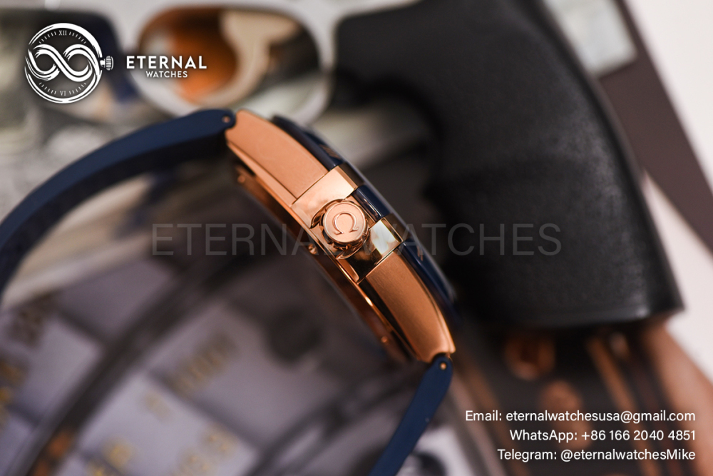 OMEGA - SUPER CLONE Constellation 41mm RG/LE Blue Dial VSF A8900