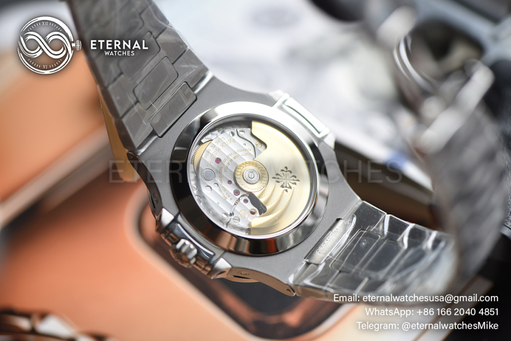PATEK PHILIPPE - SUPER CLONE Nautilus 5726 40mm SS/SS Blue/Stk PPF A240