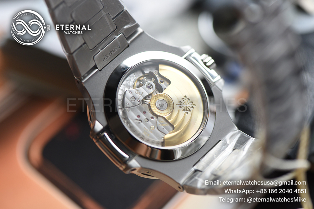 PATEK PHILIPPE - SUPER CLONE Nautilus 5726 40mm SS/SS Blue/Stk PPF A240