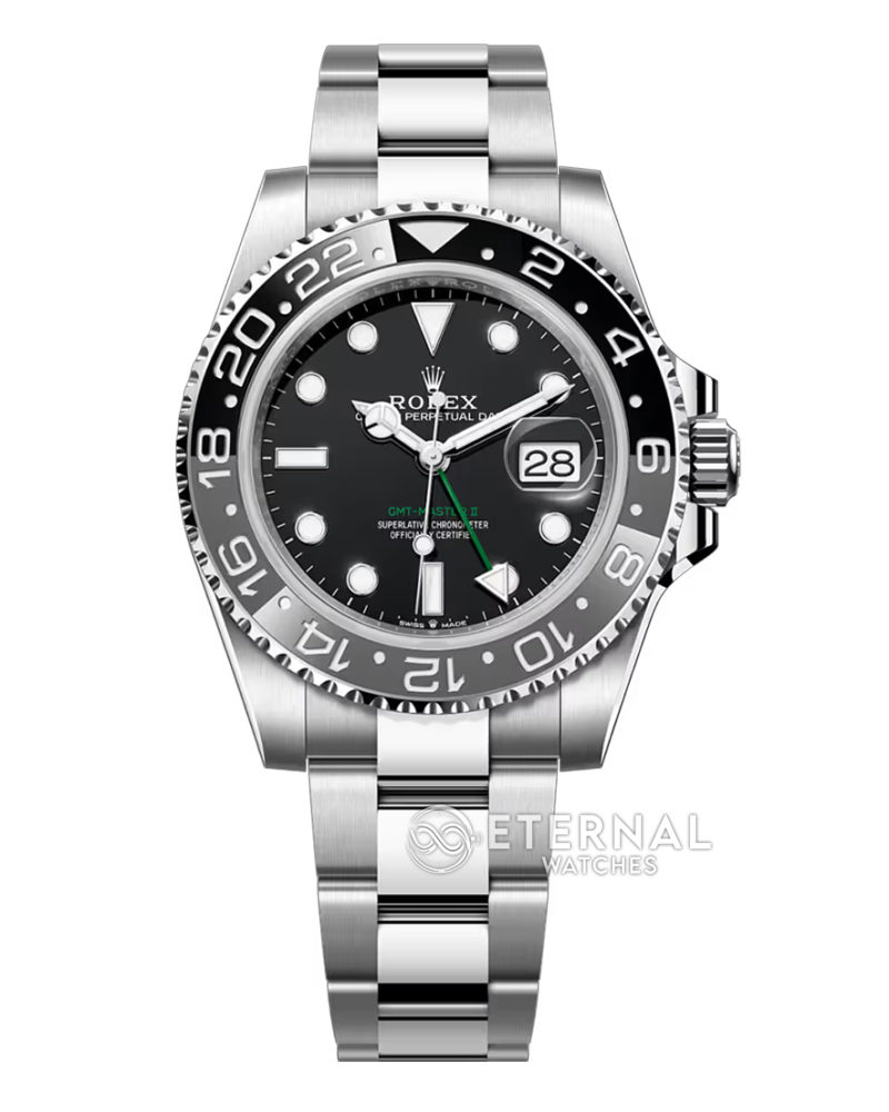 ROLEX - SUPER CLONE GMT Master II 126710 Bruce Wayne Oyster 40mm SS/SS Black Clean DD3285