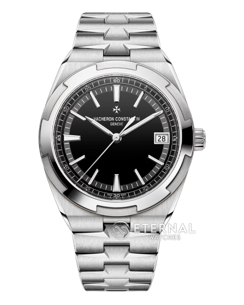 VACHERON CONSTANTIN - Overseas 4500V SS/SS Black Dial PPF Cal.5100