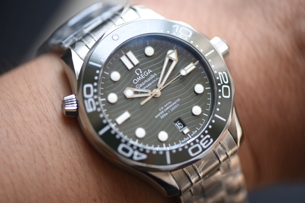 OMEGA - SUPER CLONE Seamaster Diver 300m SS/SS Green V4 VSF VS8800