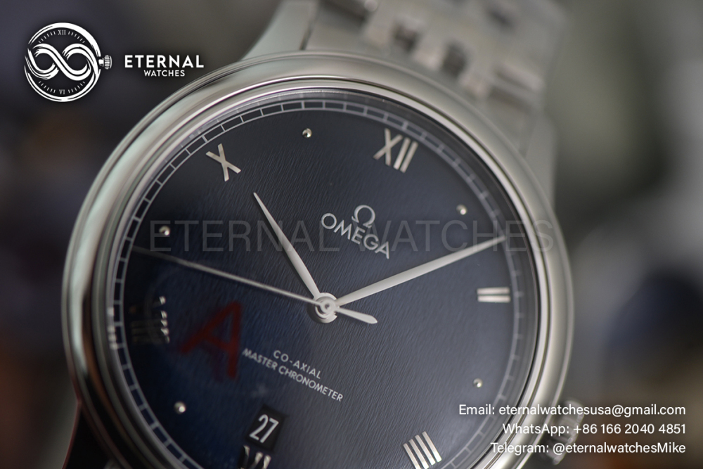 OMEGA - De Ville Prestige Date 40mm SS/SS Blue Dial VSF A8800