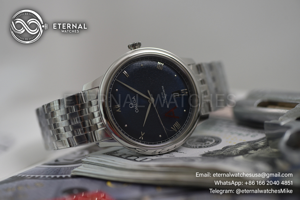 OMEGA - De Ville Prestige Date 40mm SS/SS Blue Dial VSF A8800