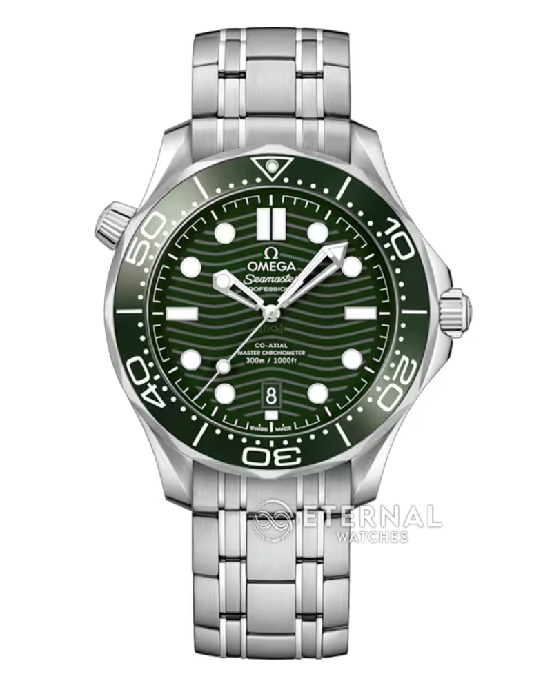 OMEGA - SUPER CLONE Seamaster Diver 300m SS/SS Green V4 VSF VS8800