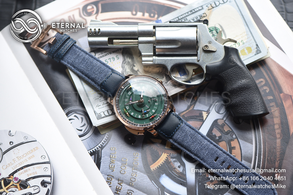 JACOB & CO - SUPER MOD The Race 48mm RG/DEN Manual Winding Complication
