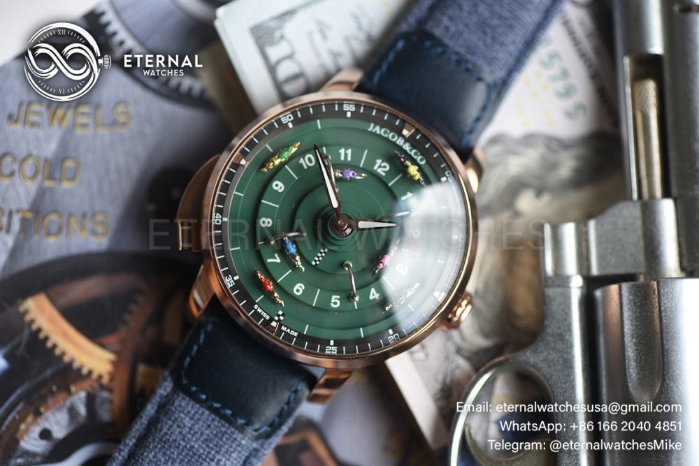 JACOB & CO - SUPER MOD The Race 48mm RG/DEN Manual Winding Complication
