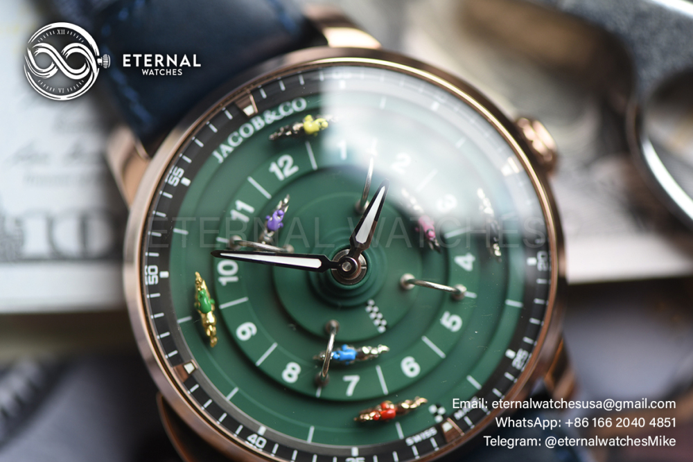 JACOB & CO - SUPER MOD The Race 48mm RG/DEN Manual Winding Complication
