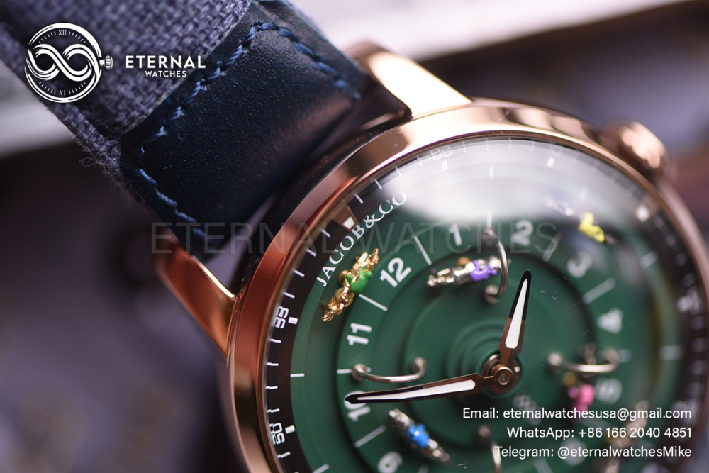 JACOB & CO - SUPER MOD The Race 48mm RG/DEN Manual Winding Complication
