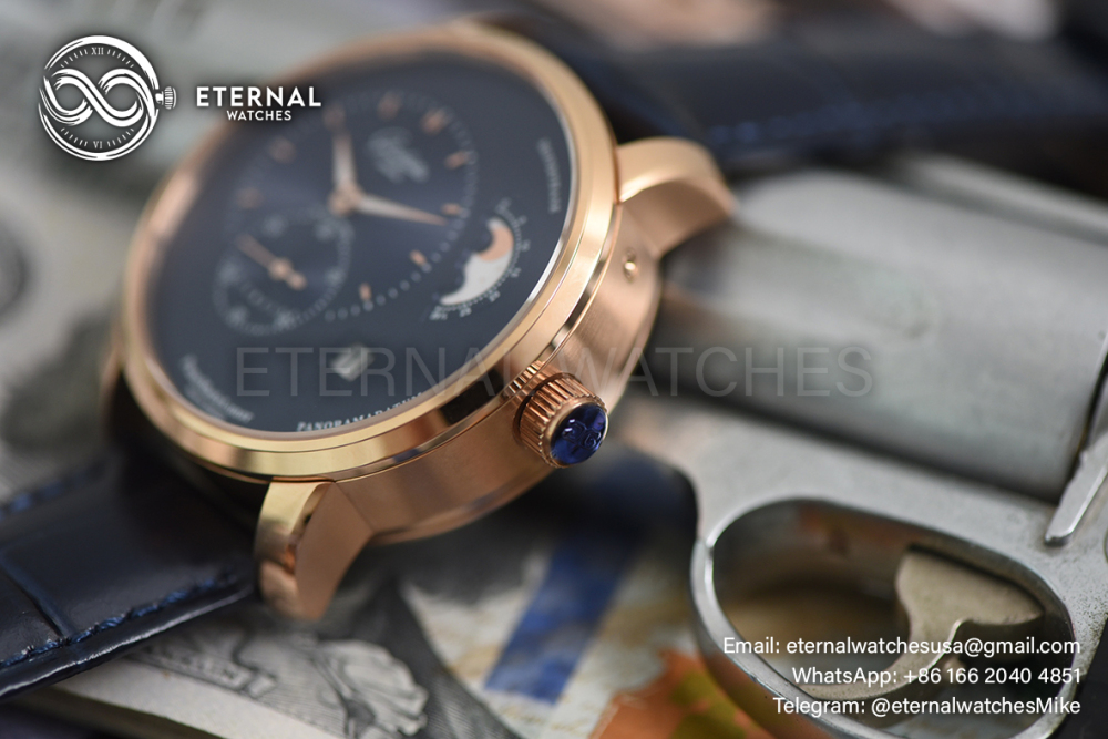 GLASHUTTE - Panomatic Lunar SS/LE Wht/Stk TZF A23J Mod