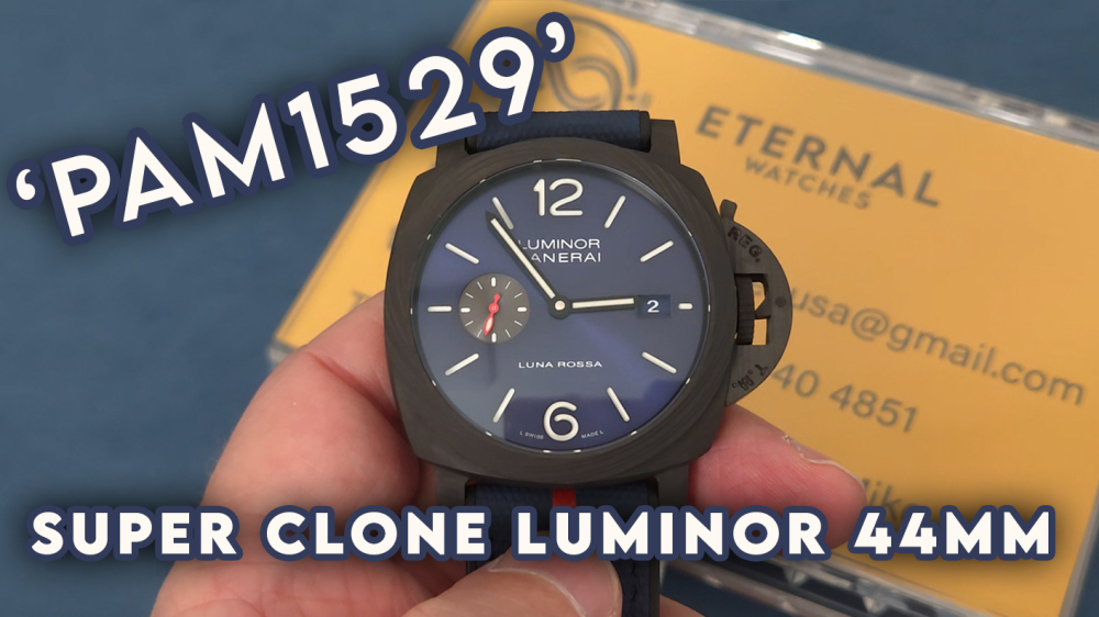 PANERAI - SUPER CLONE Luminor PAM1529 Luna Rossa 44mm FC/RU Blue Dial VSF P9010