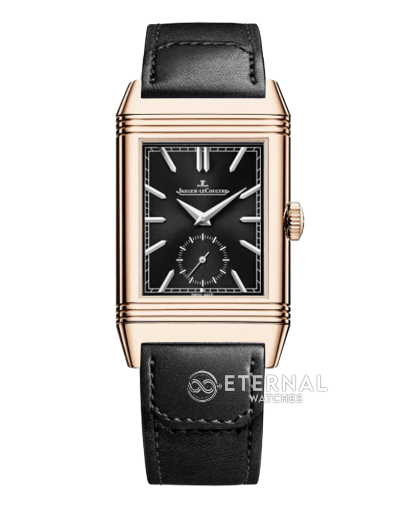 JAEGER-LECOULTRE - Reverso Tribute Small Seconds RG/LE Black MGF A854A
