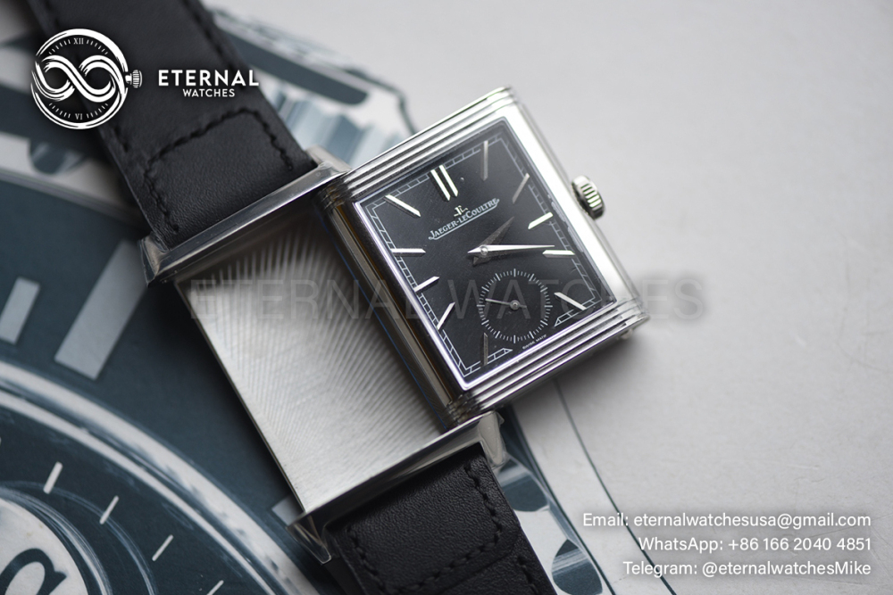 JAEGER-LECOULTRE - Reverso Tribute Small Seconds SS/LE Black MGF A854A