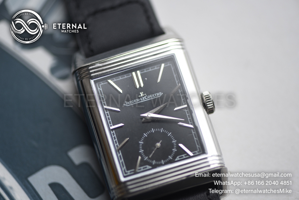 JAEGER-LECOULTRE - Reverso Tribute Small Seconds SS/LE Black MGF A854A