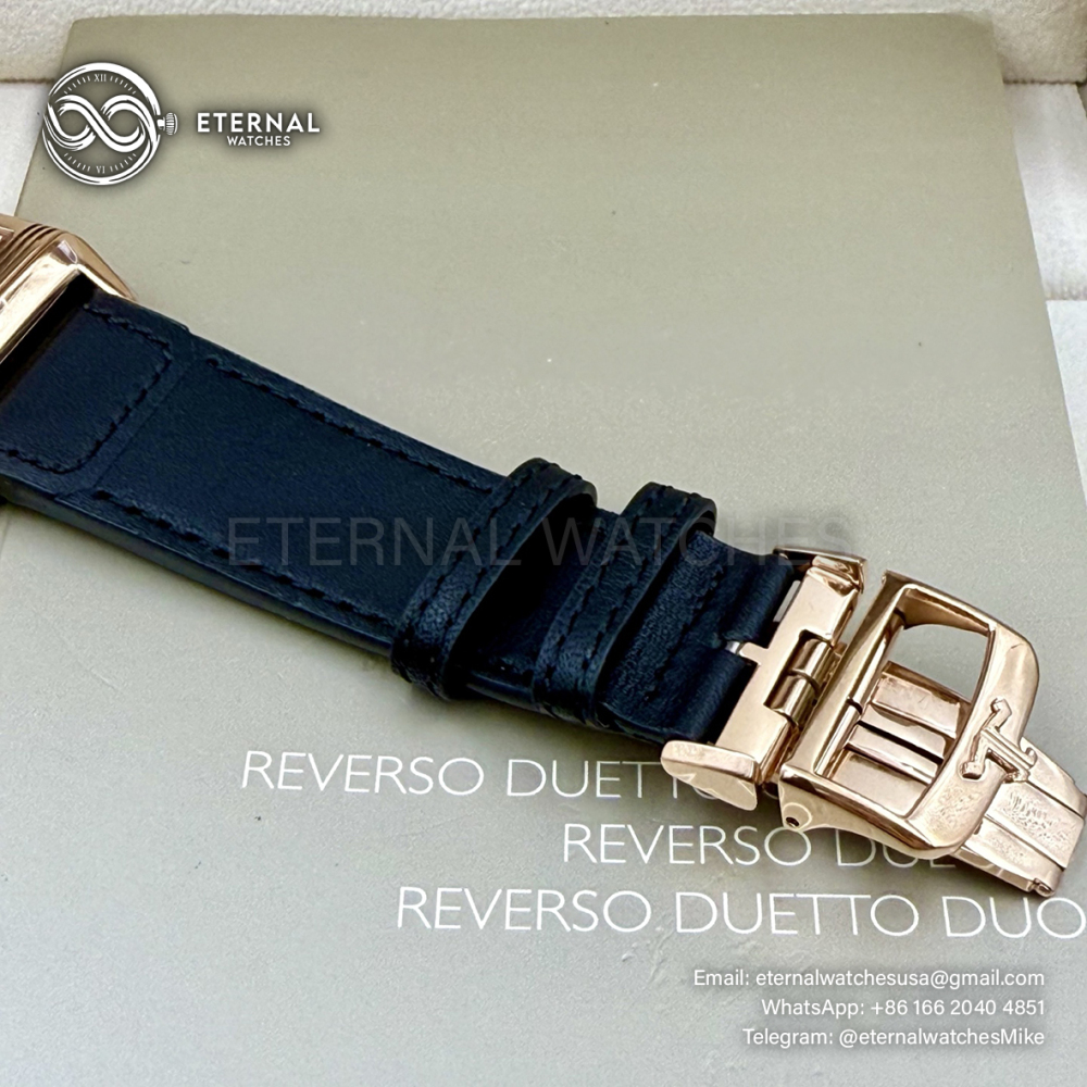 JAEGER-LECOULTRE - Reverso Tribute Small Seconds RG/LE Black MGF A854A