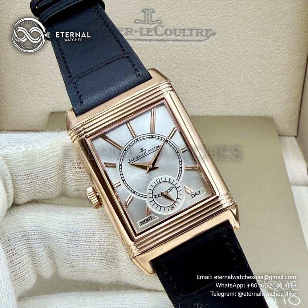 JAEGER-LECOULTRE - Reverso Tribute Small Seconds RG/LE Black MGF A854A