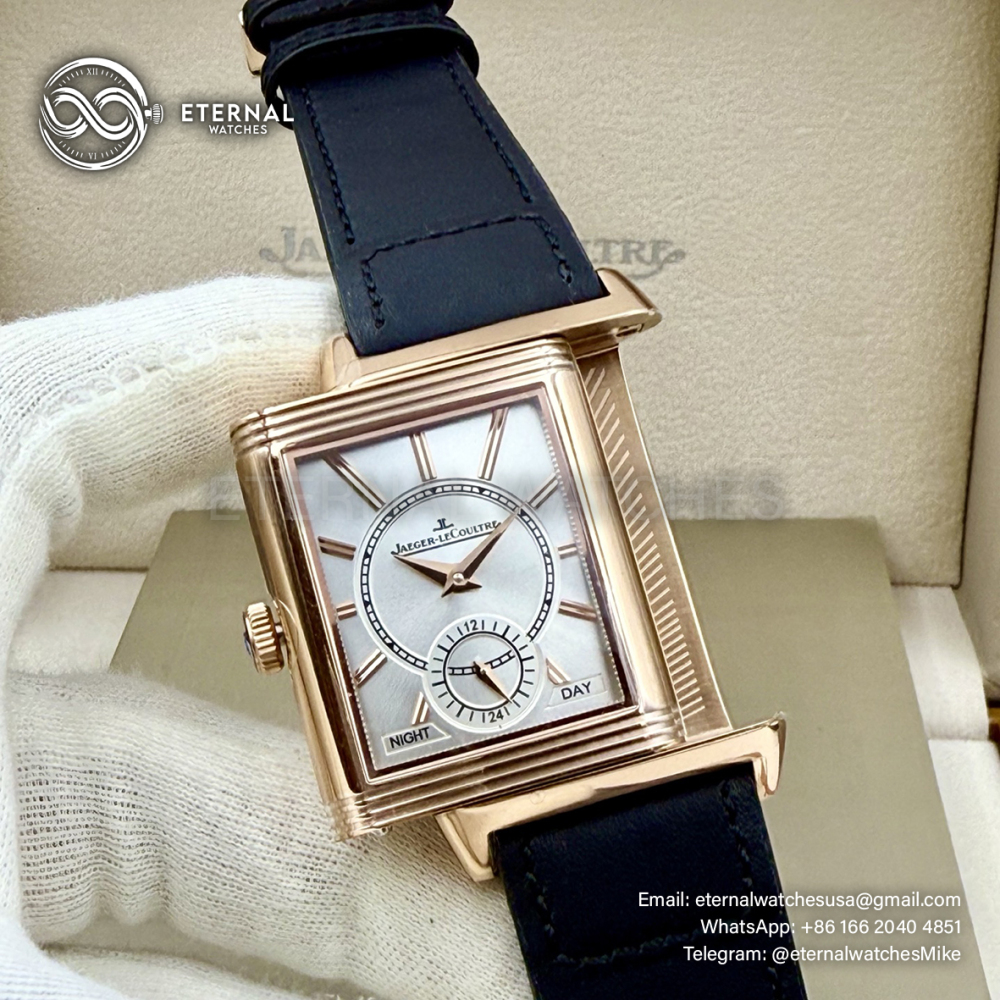 JAEGER-LECOULTRE - Reverso Tribute Small Seconds RG/LE Black MGF A854A