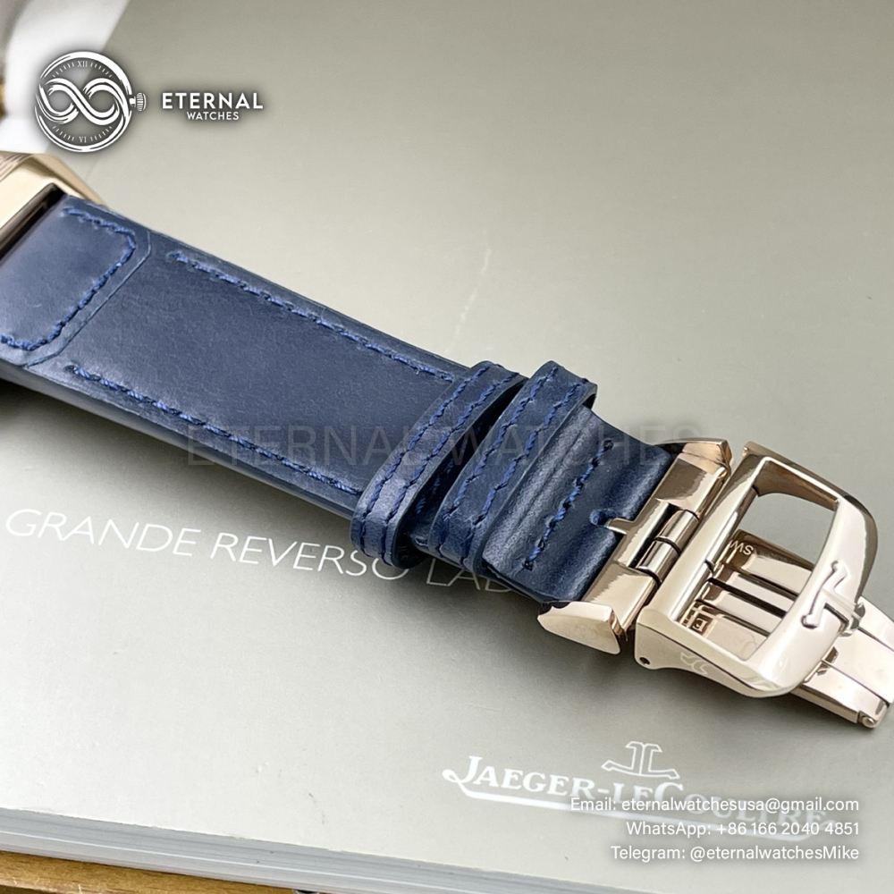 JAEGER-LECOULTRE - Reverso Tribute Small Seconds RG/LE Blue MGF A854A