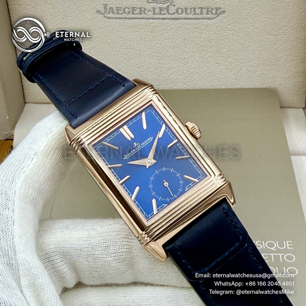 JAEGER-LECOULTRE - Reverso Tribute Small Seconds RG/LE Blue MGF A854A