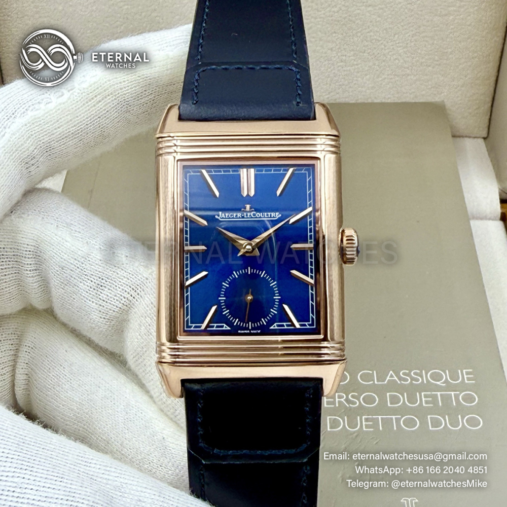 JAEGER-LECOULTRE - Reverso Tribute Small Seconds RG/LE Blue MGF A854A