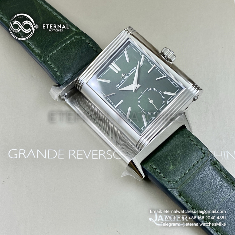 JAEGER-LECOULTRE - Reverso Tribute Small Seconds SS/LE Gtreen MGF A854A