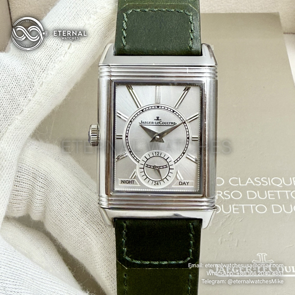 JAEGER-LECOULTRE - Reverso Tribute Small Seconds SS/LE Gtreen MGF A854A