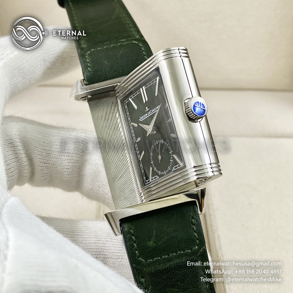 JAEGER-LECOULTRE - Reverso Tribute Small Seconds SS/LE Gtreen MGF A854A